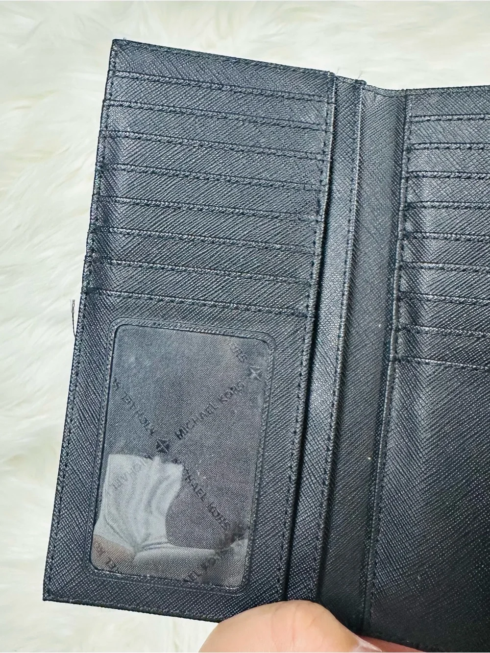 Michael Kors Jet Set Large Trifold Wallet Saffiano leather